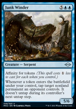 (048) Magic The Gathering Modern Horizons 2 Single: Junk Winder Holo Uncommon