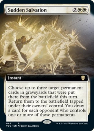 (048) Magic The Gathering Commander: Innistrad: Crimson Vow Single: Sudden Salvation (V.2)  Rare