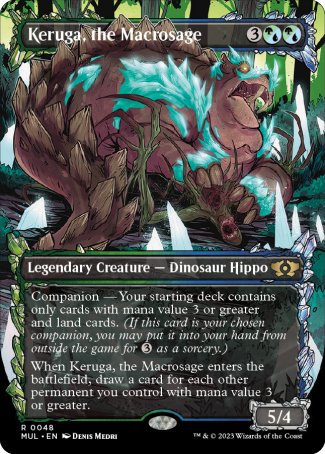 (048) Magic The Gathering Multiverse Legends Single: Keruga, the Macrosage (V.1)  Rare