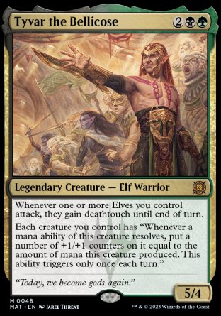 (048) Magic The Gathering March of the Machine: The Aftermath Single: Tyvar the Bellicose  Mythic
