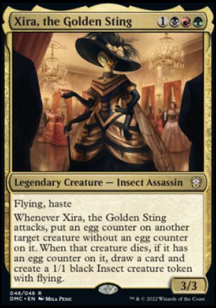 (048) Magic The Gathering Commander: Dominaria United Single: Xira, the Golden Sting  Rare