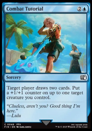 (048) Magic The Gathering Magic: The Gathering - FINAL FANTASY Single: Combat Tutorial Holo Common