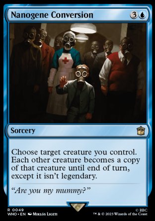 (049) Magic The Gathering Universes Beyond: Doctor Who Single: Nanogene Conversion  Rare