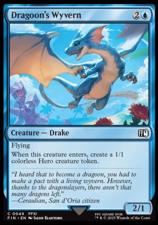 (049) Magic The Gathering Magic: The Gathering - FINAL FANTASY Single: Dragoon's Wyvern  Common