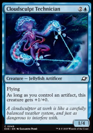 (049) Magic The Gathering Edge of Eternities Single: Cloudsculpt Technician  Common