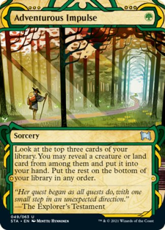 (049) Magic The Gathering Mystical Archive Single: Adventurous Impulse (V.3)  Uncommon