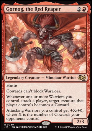 (049) Magic The Gathering Foundations Jumpstart Single: Gornog, the Red Reaper  Rare