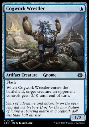 (049) Magic The Gathering The Lost Caverns of Ixalan Single: Cogwork Wrestler Holo Common