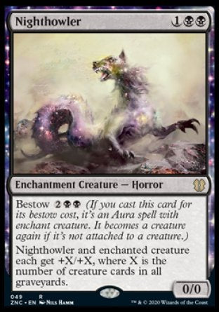 (049) Magic The Gathering Commander: Zendikar Rising Single: Nighthowler  Rare