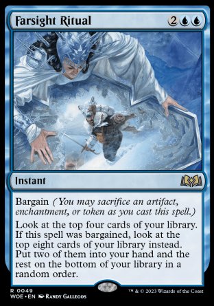 (049) Magic The Gathering Wilds of Eldraine Single: Farsight Ritual  Rare