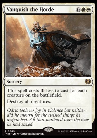 (049) Magic The Gathering Innistrad Remastered Single: Vanquish the Horde  Rare