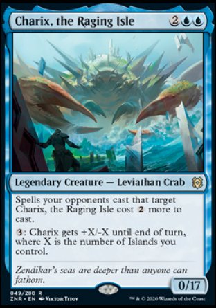 (049) Magic The Gathering Zendikar Rising: Promos Single: Charix, the Raging Isle (V.2)  Rare