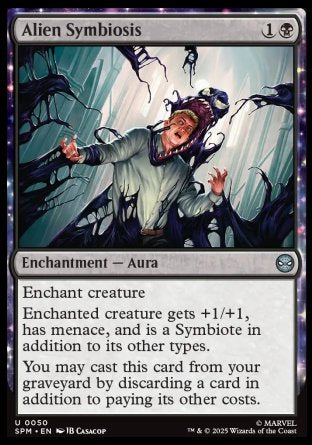 (050) Magic The Gathering Magic: The Gathering | Marvel's Spider-Man Single: Alien Symbiosis  Uncommon