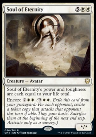 (050/361) Magic The Gathering Commander Legends Single: Soul of Eternity  Rare