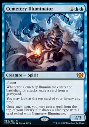 (050) Magic The Gathering Innistrad: Crimson Vow Single: Cemetery Illuminator  Mythic
