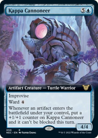 (050) Magic The Gathering Commander: Kamigawa: Neon Dynasty Single: Kappa Cannoneer (V.2)  Rare