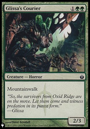 (080) Magic The Gathering The List Single: Glissa's Courier  Common