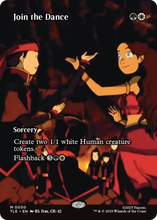 (050) Magic The Gathering Magic: The Gathering | Avatar: The Last Airbender: Eternal Single: Join the Dance Holo Mythic