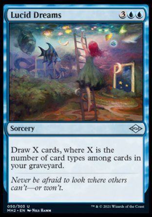 (050) Magic The Gathering Modern Horizons 2 Single: Lucid Dreams Holo Uncommon