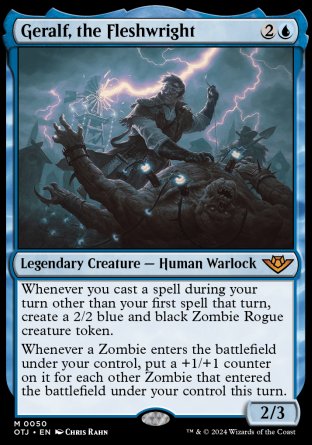(050) Magic The Gathering Outlaws of Thunder Junction Single: Geralf, the Fleshwright  Holo Mythic