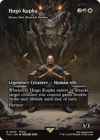 (050) Magic The Gathering Magic: The Gathering - FINAL FANTASY Through the Ages Single: Bruse Tarl, Boorish Herder Holo Rare