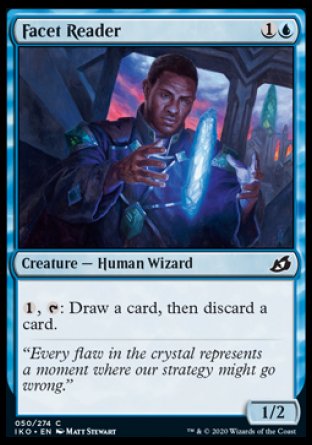 (050/274) Magic The Gathering Ikoria: Lair of Behemoths Single: Facet Reader  Common