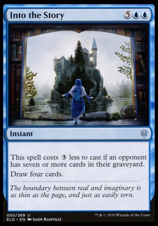 (050/269) Magic The Gathering Throne of Eldraine Single: Into the Story  Uncommon