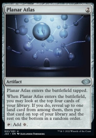 (051) Magic The Gathering Jumpstart 2022 Single: Planar Atlas  Uncommon