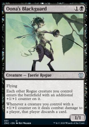 (051) Magic The Gathering Commander: Zendikar Rising Single: Oona's Blackguard  Uncommon