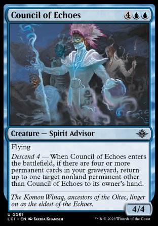 (051) Magic The Gathering The Lost Caverns of Ixalan Single: Council of Echoes  Uncommon