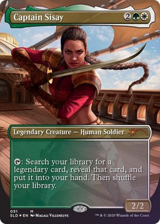 (051) Magic The Gathering Secret Lair Drop Series Single: Captain Sisay  Mythic