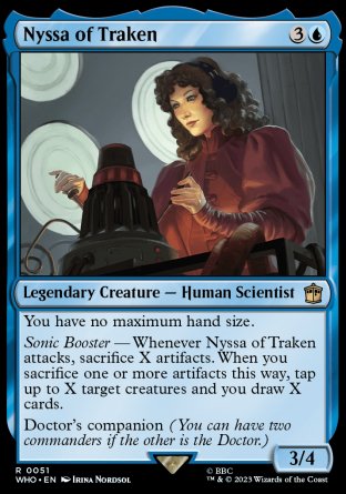 (051) Magic The Gathering Universes Beyond: Doctor Who Single: Nyssa of Traken  Rare