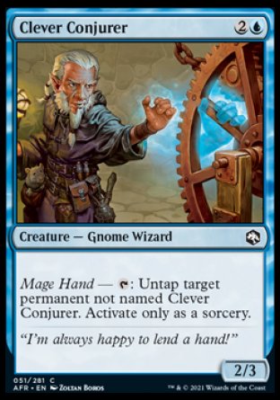 (051) Magic The Gathering Adventures in the Forgotten Realms Single: Clever Conjurer  Common