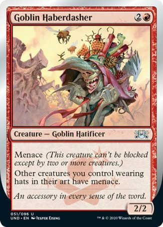(051/096) Magic The Gathering Unsanctioned Single: Goblin Haberdasher  Uncommon