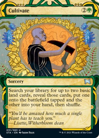 (051) Magic The Gathering Mystical Archive Single: Cultivate (V.1) Holo Uncommon