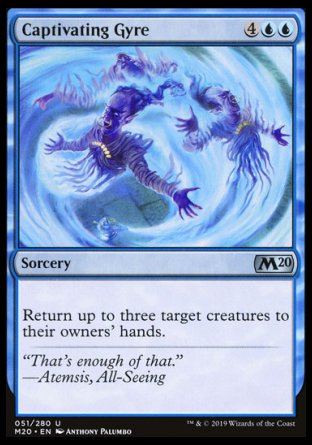 (051/280) Magic The Gathering Core 2020 Single: Captivating Gyre Holo Uncommon