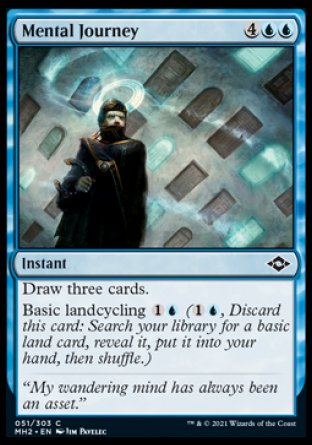 (051) Magic The Gathering Modern Horizons 2 Single: Mental Journey Holo Common