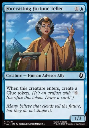 (051) Magic The Gathering Magic: The Gathering | Avatar: The Last Airbender Single: Forecasting Fortune Teller  Common