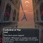 (051) Magic The Gathering Stellar Sights Single: Cathedral of War (V.2)  Rare