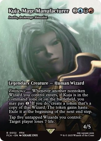 (052) Magic The Gathering Magic: The Gathering - FINAL FANTASY Through the Ages Single: Inalla, Archmage Ritualist Holo Rare