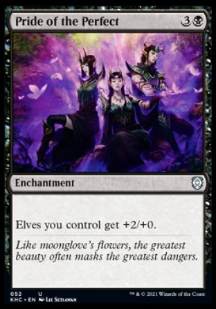 (052) Magic The Gathering Commander: Kaldheim Single: Pride of the Perfect Holo Uncommon