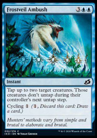(052/274) Magic The Gathering Ikoria: Lair of Behemoths Single: Frostveil Ambush Holo Common
