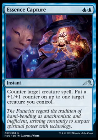 (052) Magic The Gathering Kamigawa: Neon Dynasty Single: Essence Capture  Uncommon