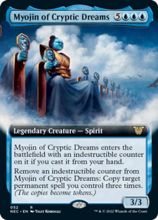 (052) Magic The Gathering Commander: Kamigawa: Neon Dynasty Single: Myojin of Cryptic Dreams (V.2)  Rare