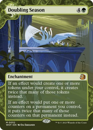 (052) Magic The Gathering Enchanting Tales Single: Doubling Season (V.1)  Mythic