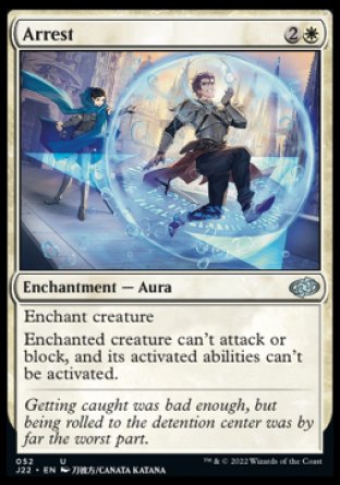 (052) Magic The Gathering Jumpstart 2022 Single: Arrest  Uncommon