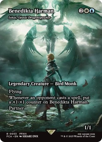 (053) Magic The Gathering Magic: The Gathering - FINAL FANTASY Through the Ages Single: Ishai, Ojutai Dragonspeaker  Rare