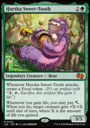 (053) Magic The Gathering Foundations Jumpstart Single: Hurska Sweet-Tooth  Mythic