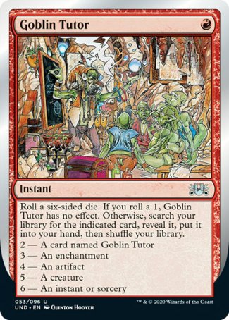 (053/096) Magic The Gathering Unsanctioned Single: Goblin Tutor  Uncommon