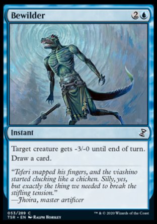 (053/289) Magic The Gathering Time Spiral Remastered Single: Bewilder  Common